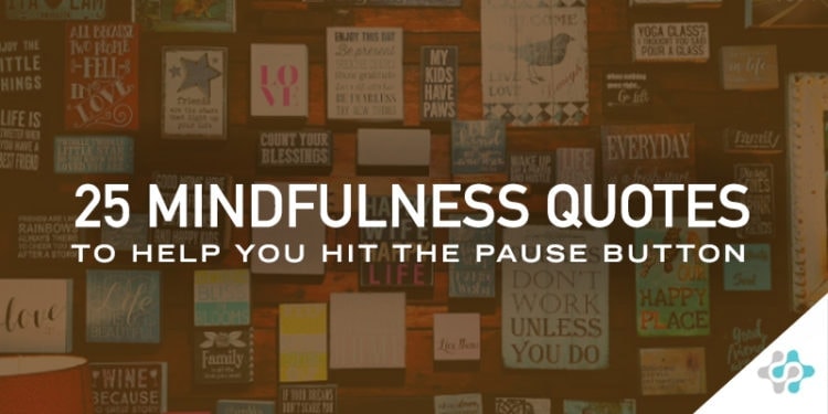 25 Mindfulness Quotes to Help You Hit the Pause Button - Blog Header
