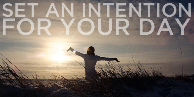 Set Your Intention, See Your Intention